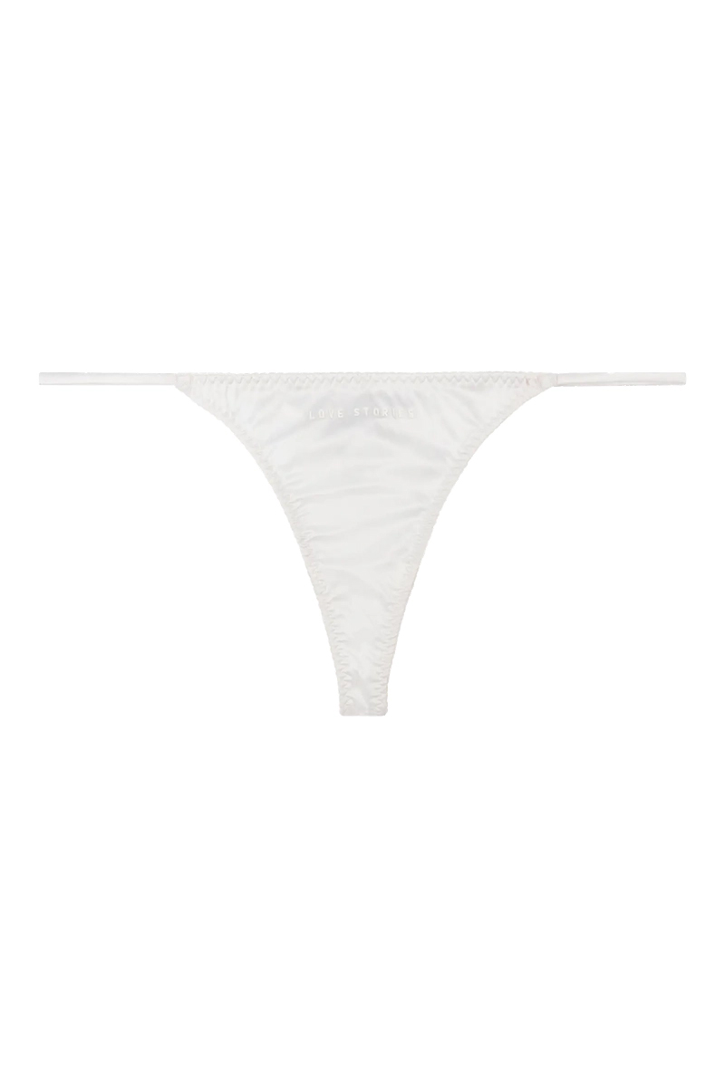 Lingerie dames string ecru