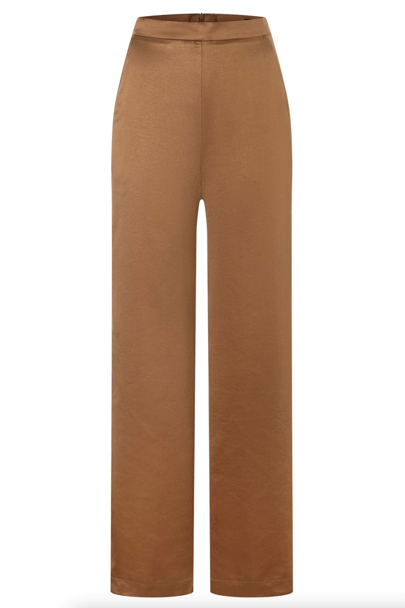Dames broek bruin