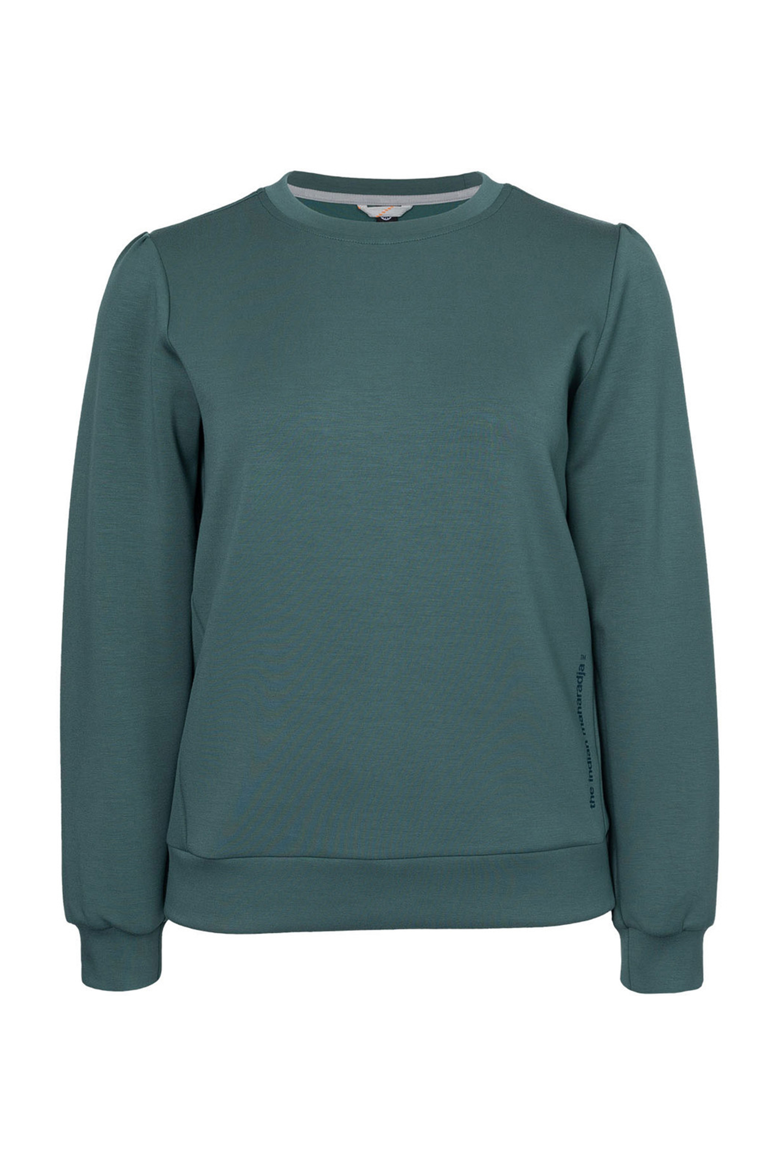 Fitness dames sweater groen