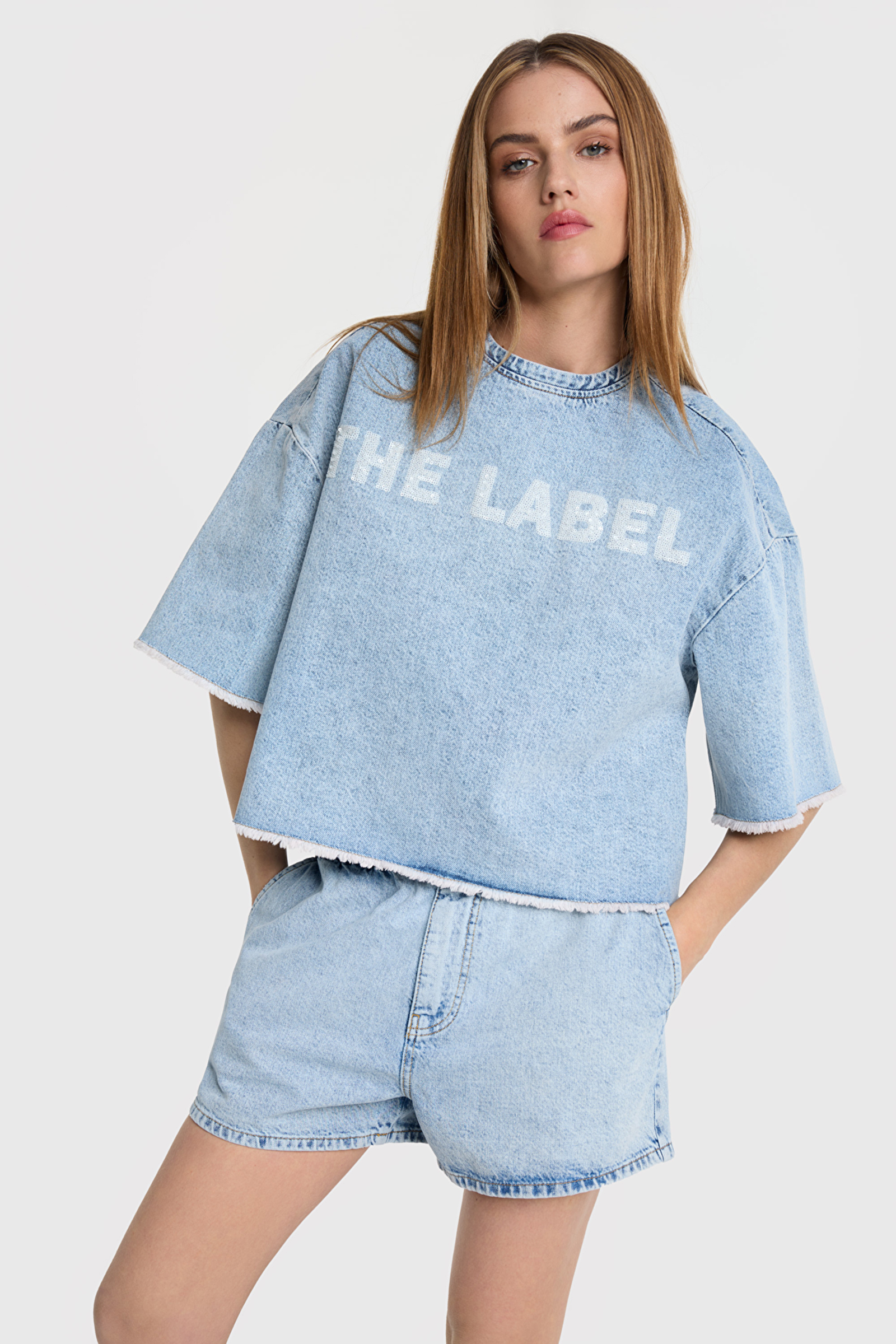 Dames top blauw