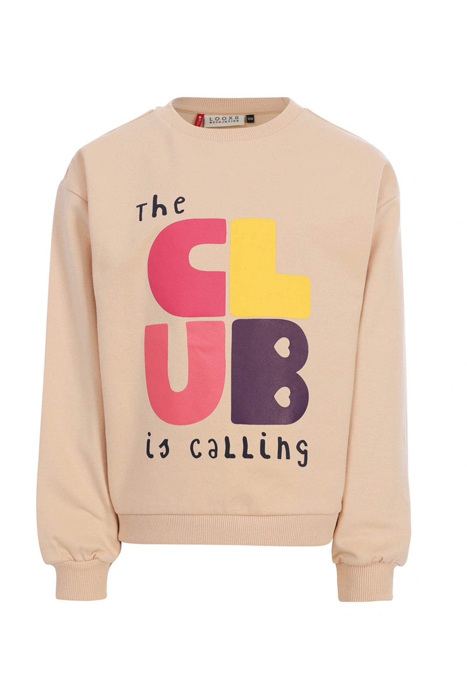 Meisjes sweater ecru