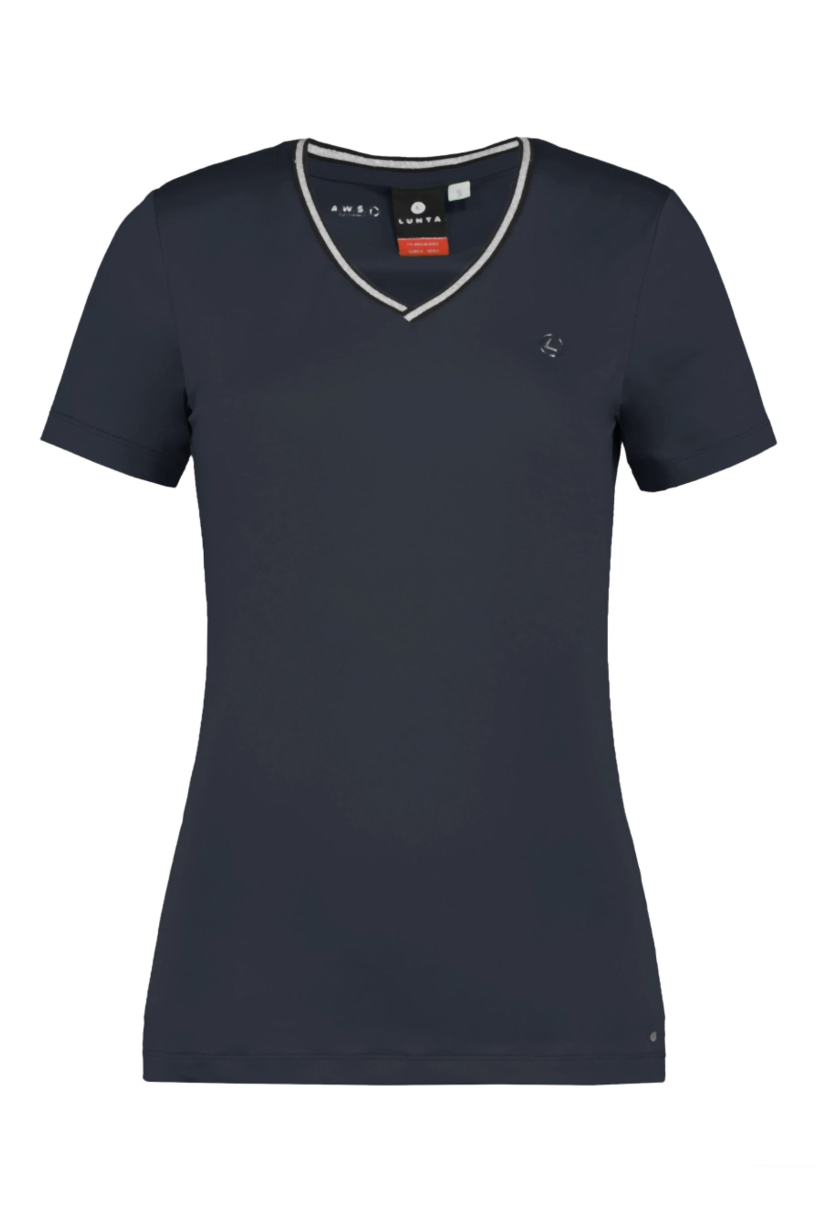Casual dames t-shirt km blauw