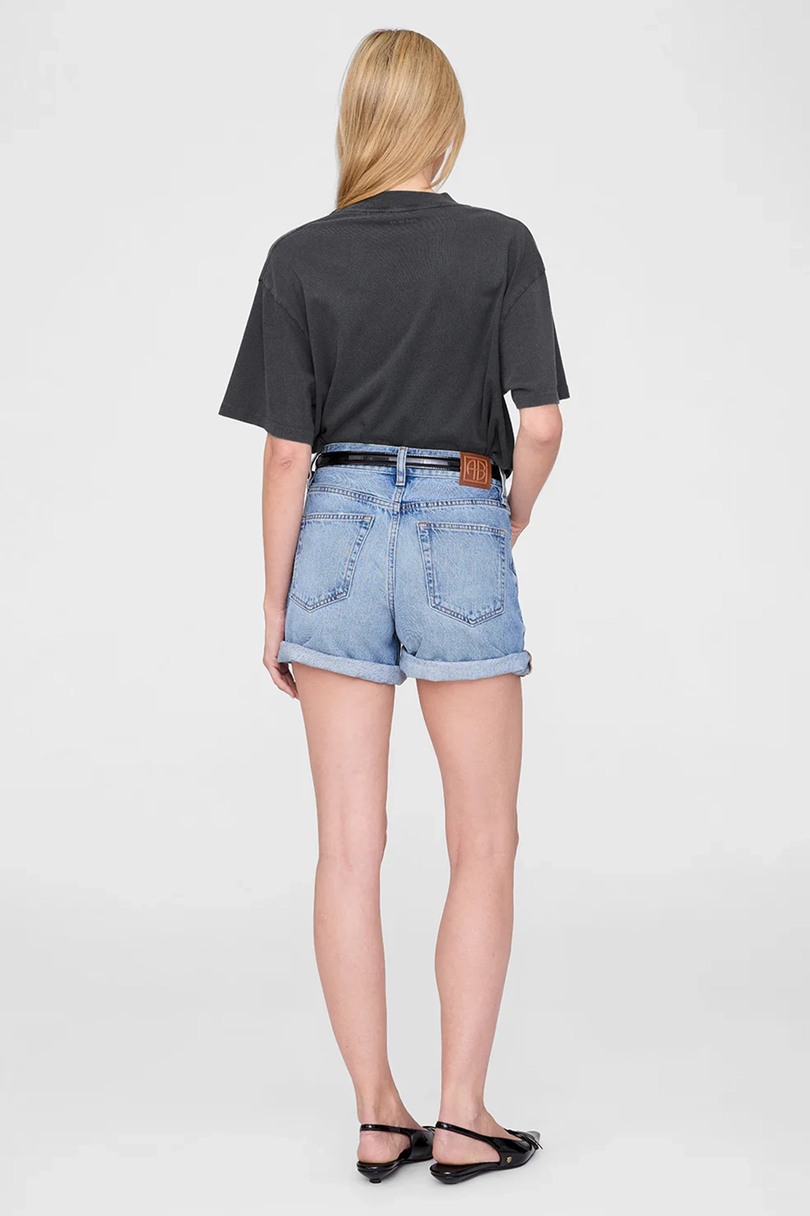 Anine Bing Ashton tee concert Zwart-1 4