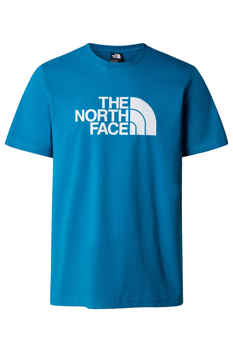 Casual heren t-shirt km blauw