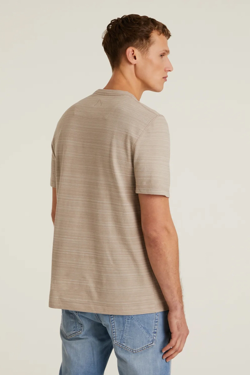 Chasin' T-SHIRT SS r-neck TAUPE 3