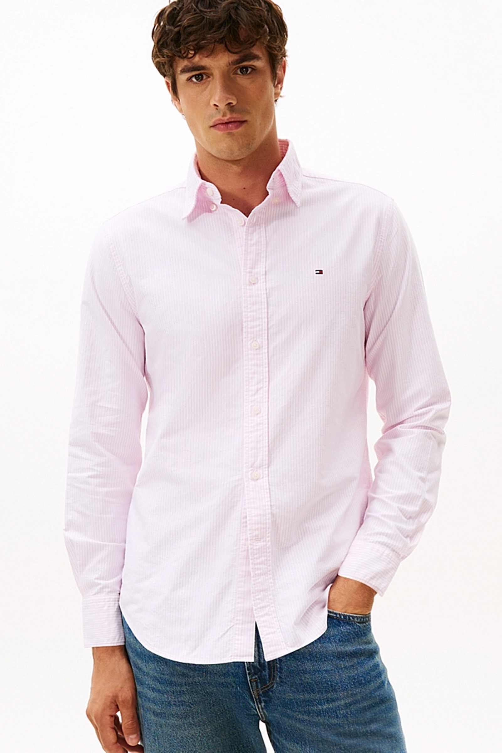Heren overhemd lm casual rose