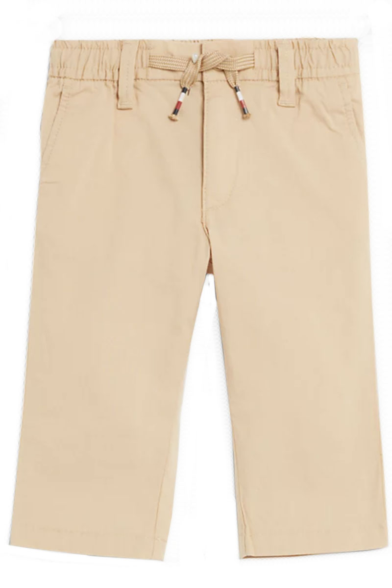 Tommy Hilfiger poplin comfort pants Bruin/Beige-1 1