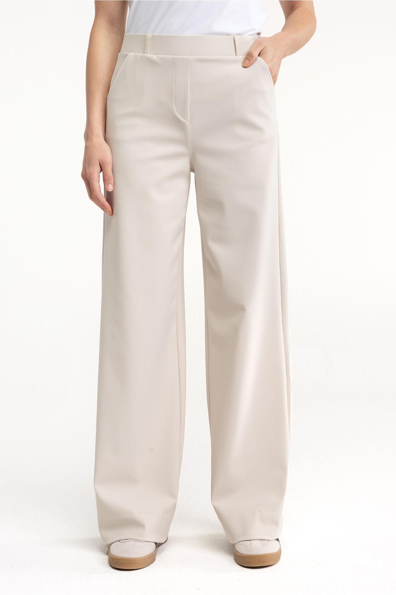 Dames broek ecru