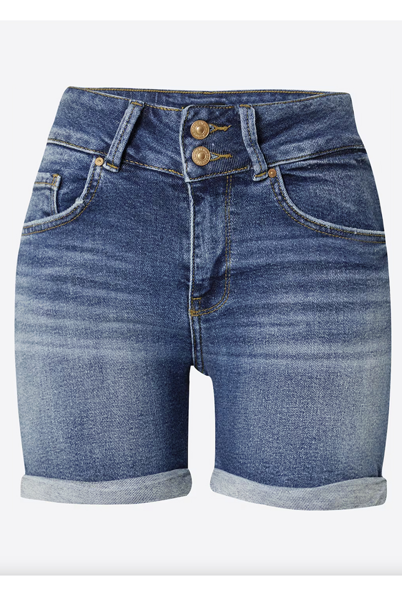 Dames short blauw