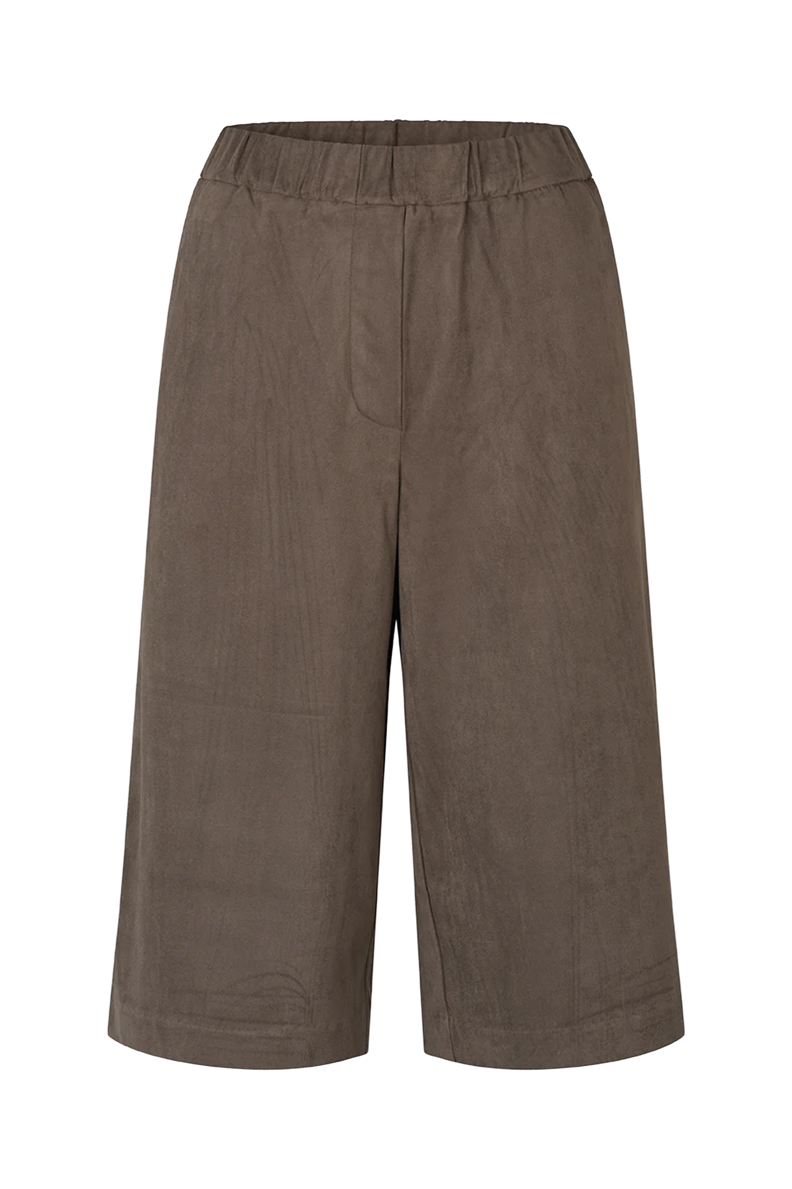 Dames short bruin