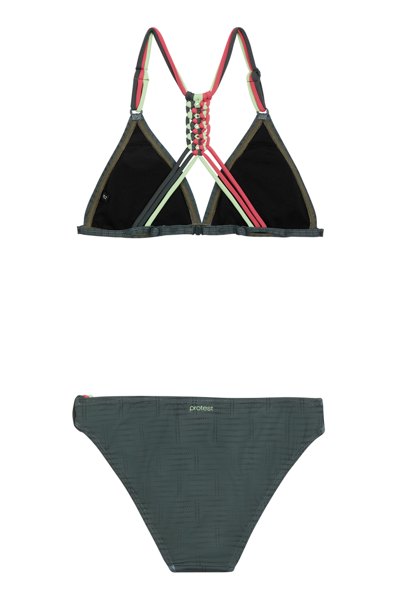 Bad/beach meisjes bikini groen