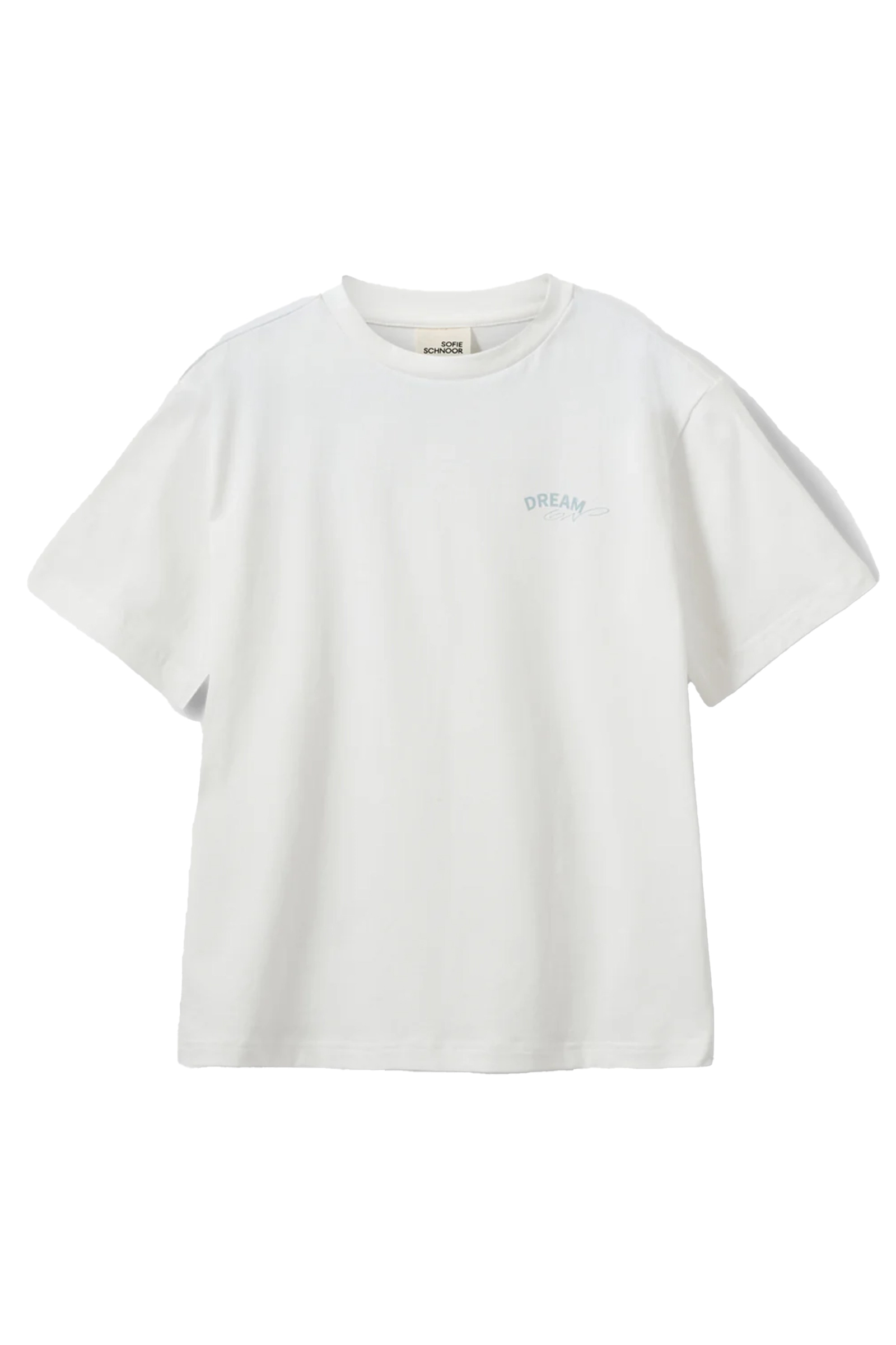 Meisjes t-shirt korte mouw wit