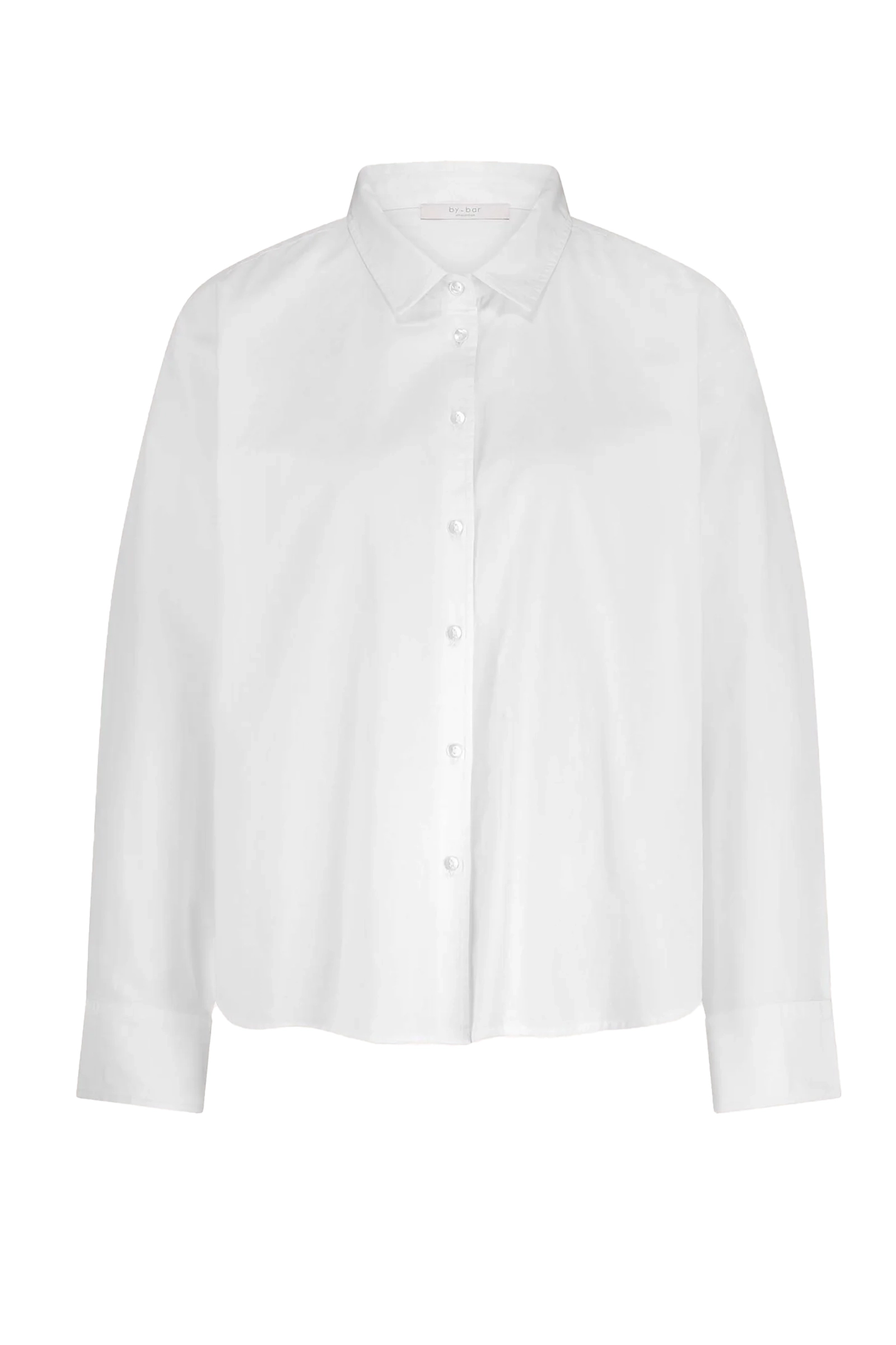 Dames blouse lange mouw wit
