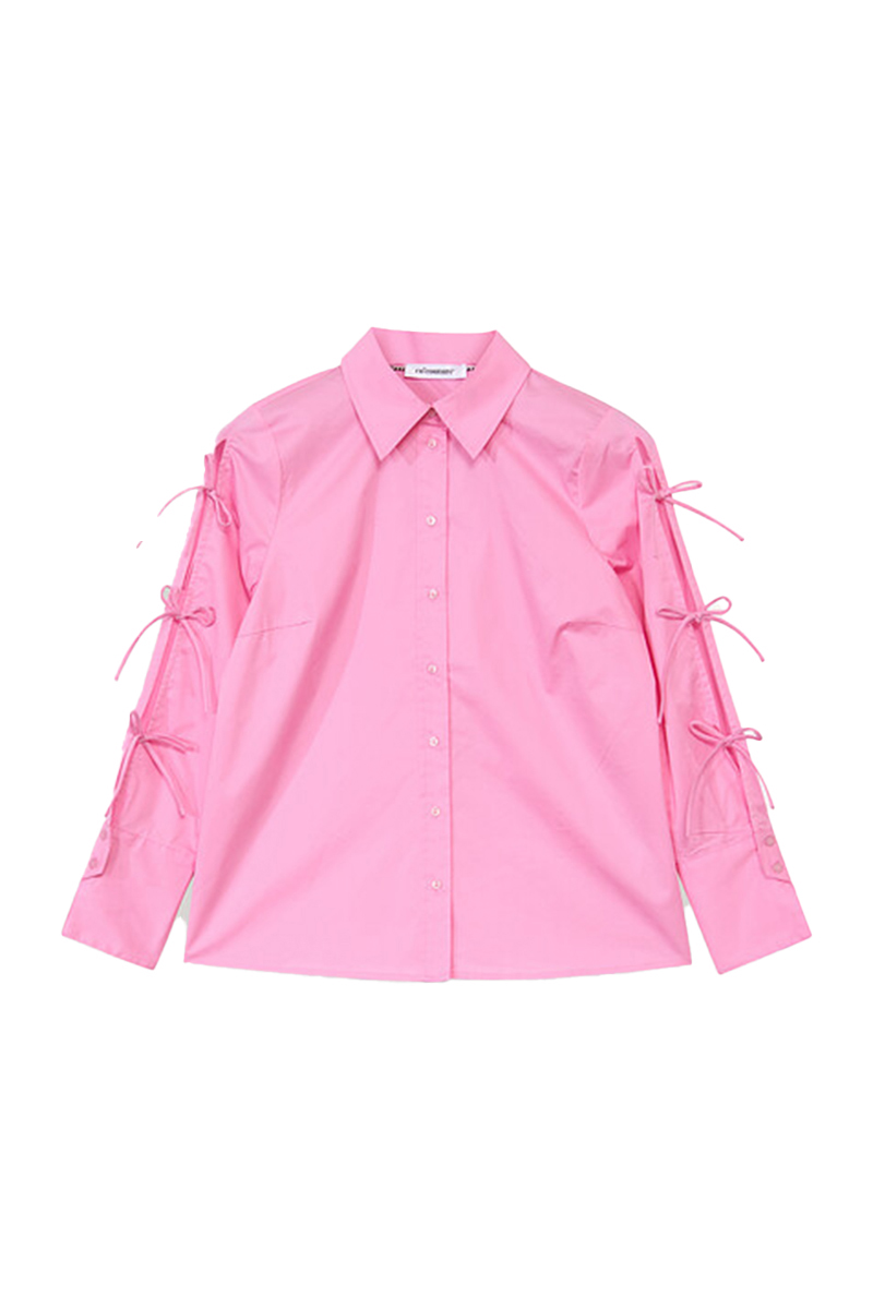 co´couture Poppy tie leeve shirt Rose-1 1