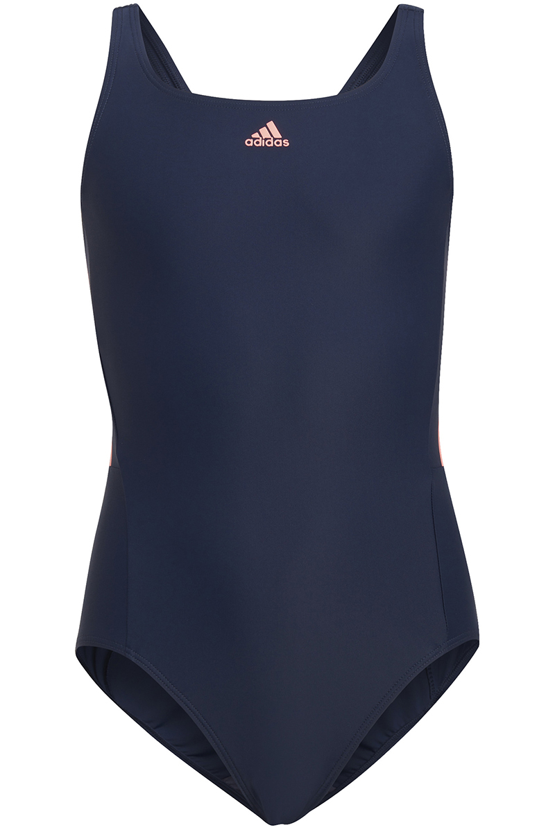 Bad/beach meisjes badpak sport blauw