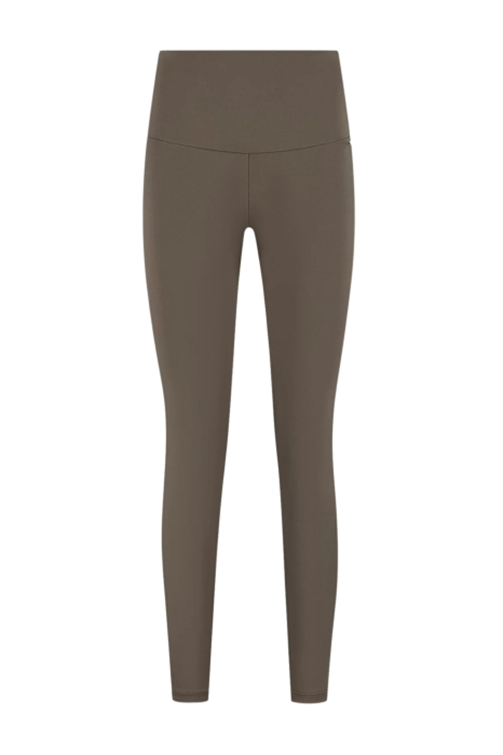 Fitness dames tight lang bruin