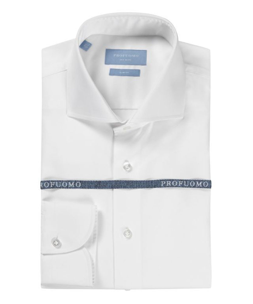 Heren overhemd lm dressual wit