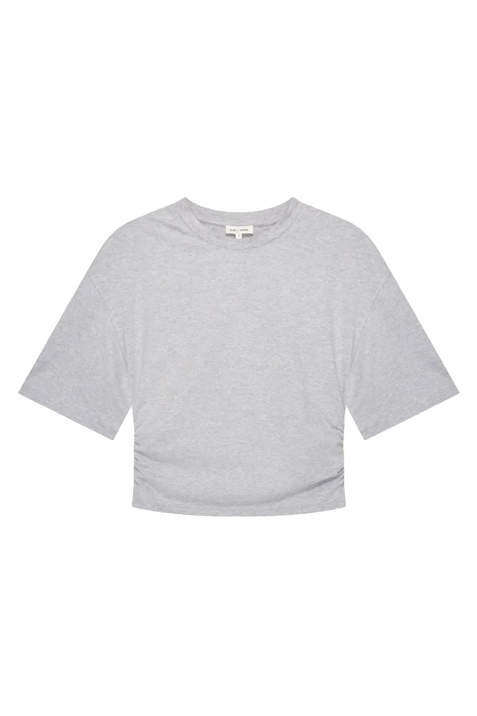 Dames t-shirt korte mouw grijs