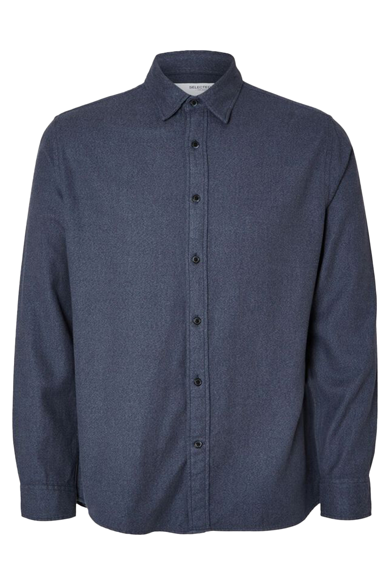 Selected SLHREGOWEN-TWIST SHIRT LS W 178814-Navy Blazer 1