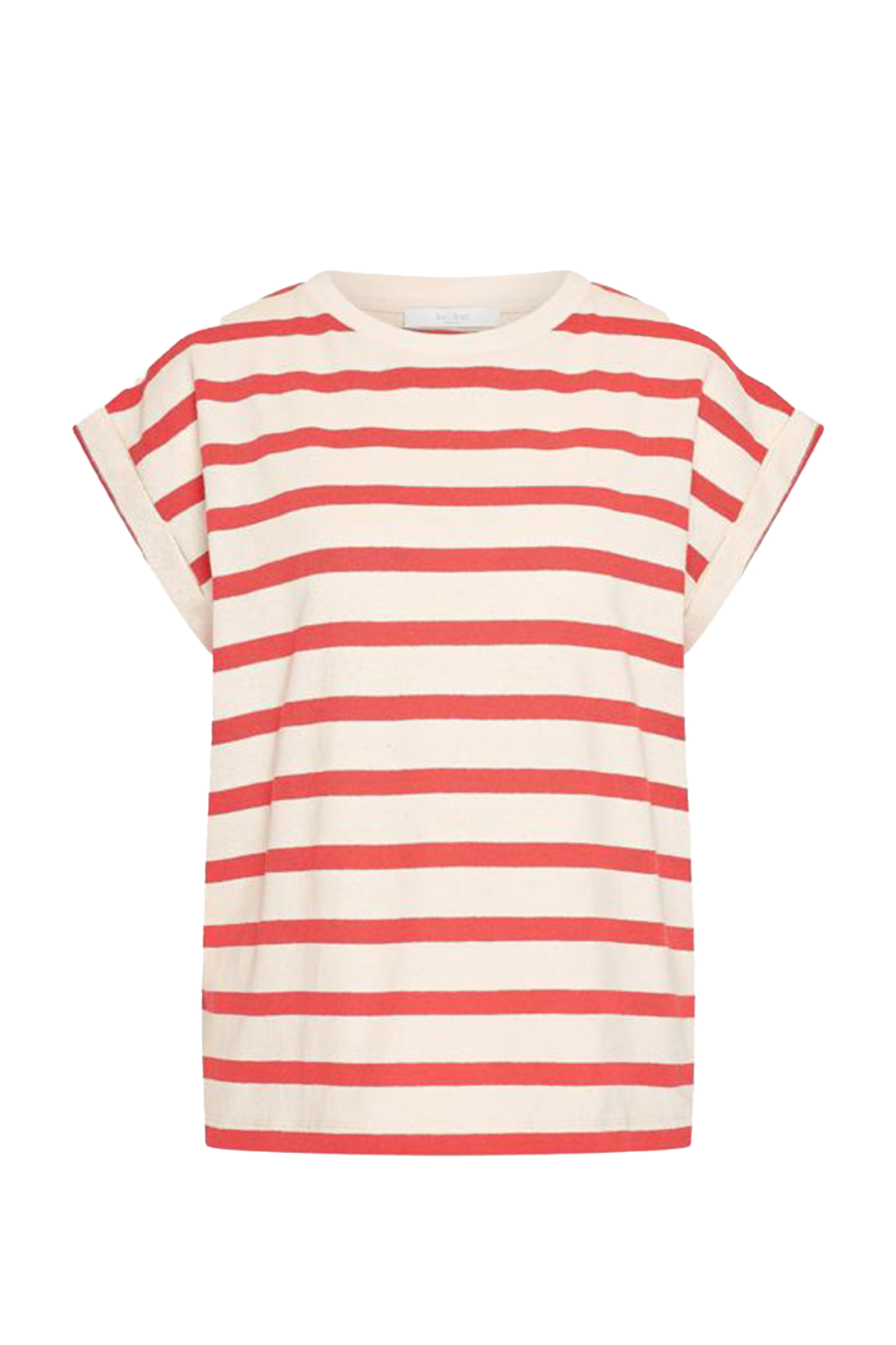 Dames t-shirt korte mouw rood