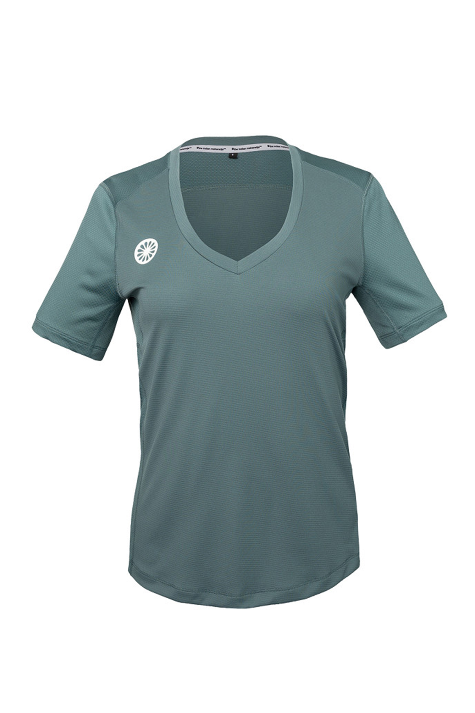 Tennis dames t-shirt km groen