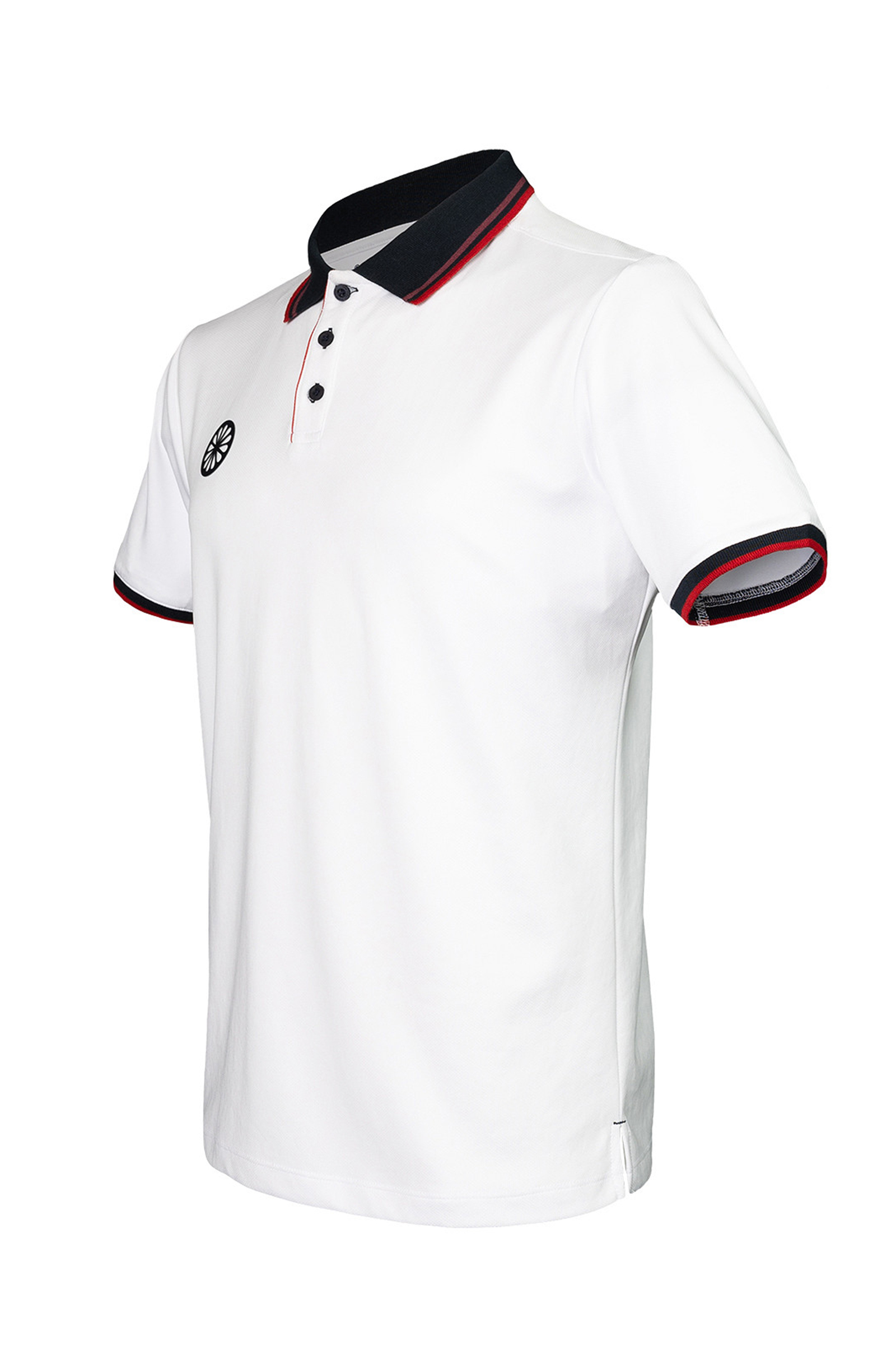 Tennis heren polo wit