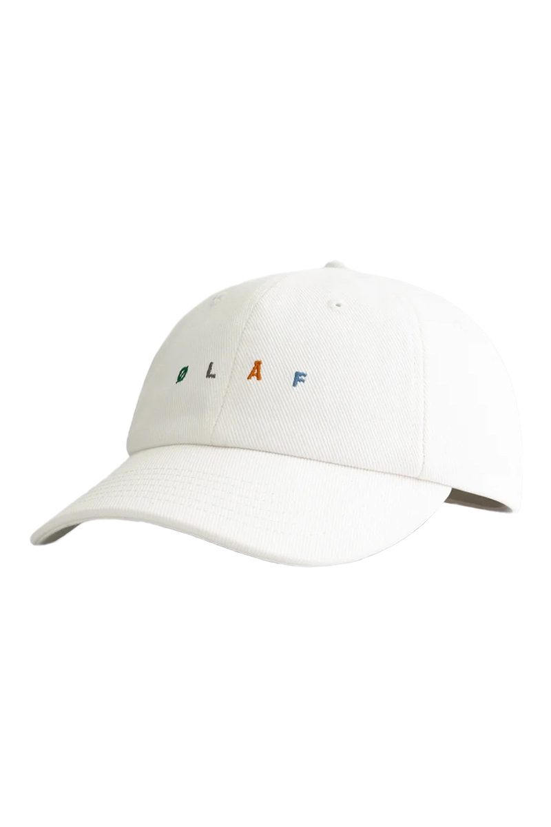 Olaf Hussein SANS EMBRO TWILL CAP Ecru-1 1