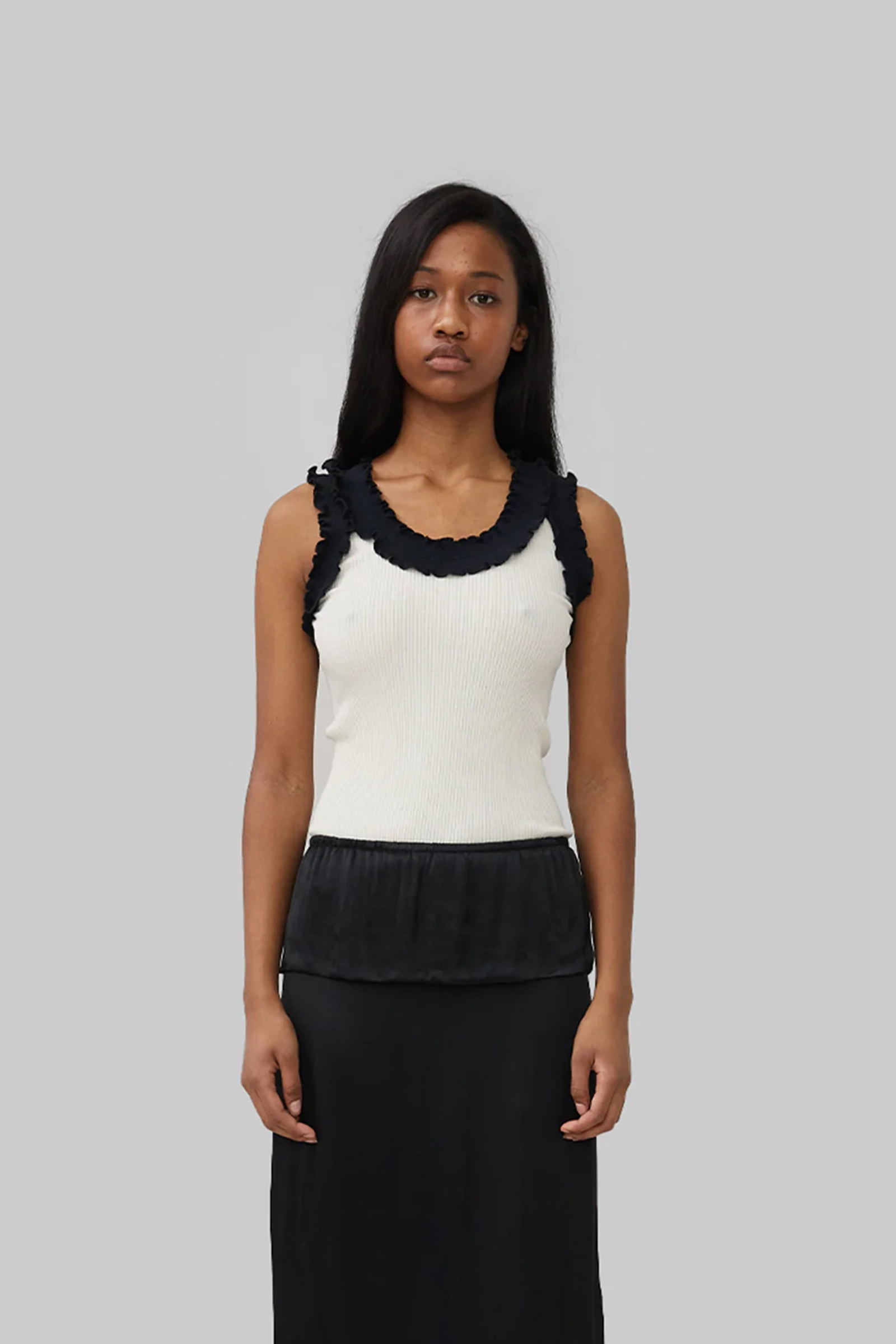 Dames top ecru