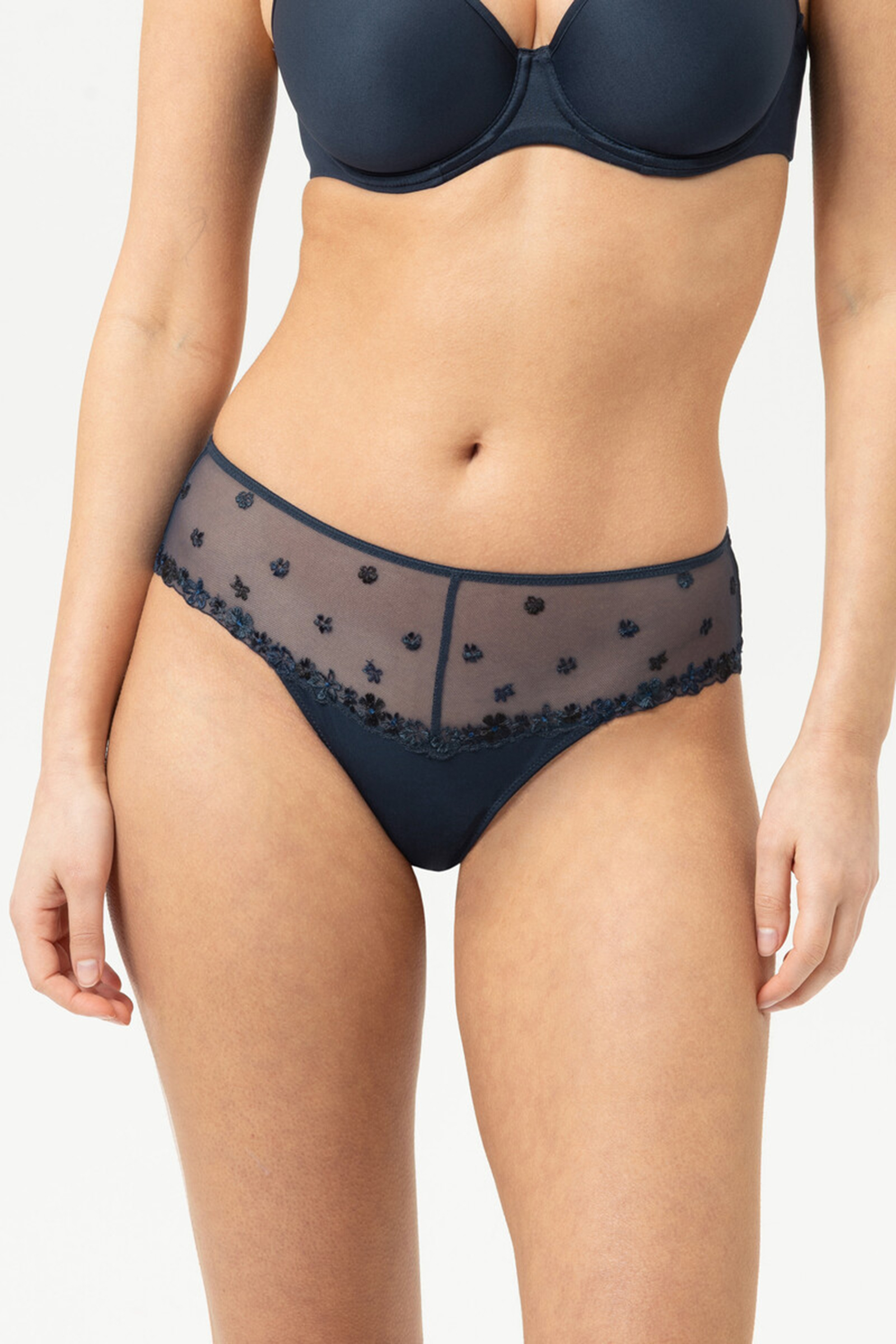 Lingerie dames hipster blauw