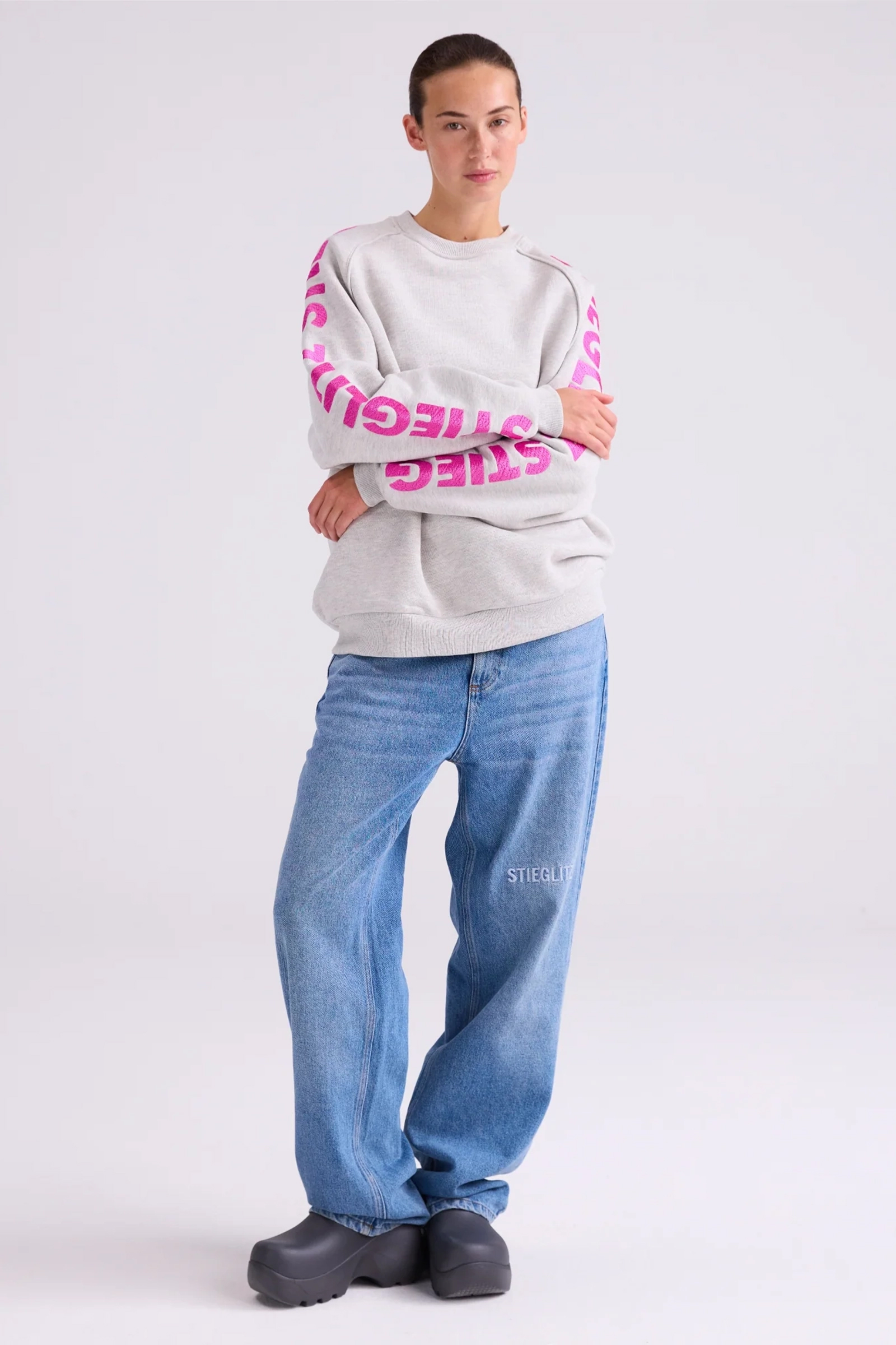 Dames sweater grijs