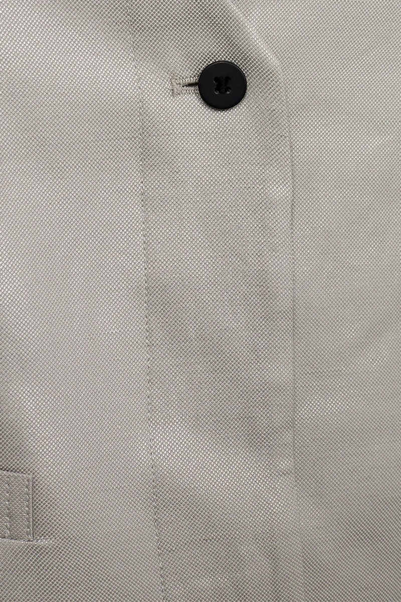 Dames gilet zilver
