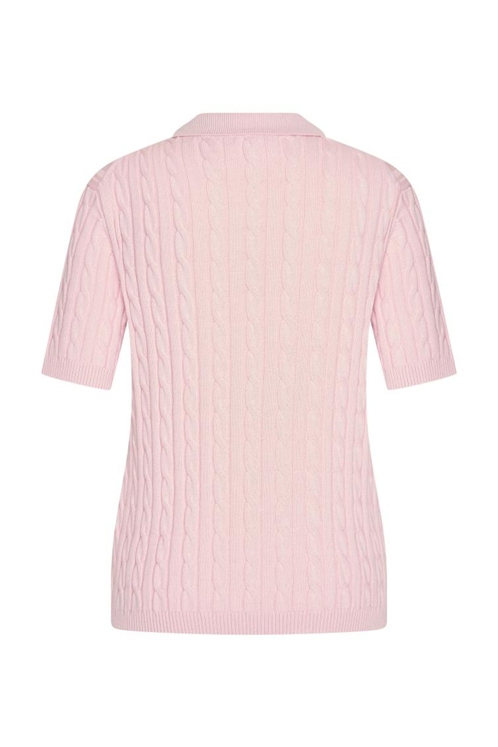 Dames polo rose