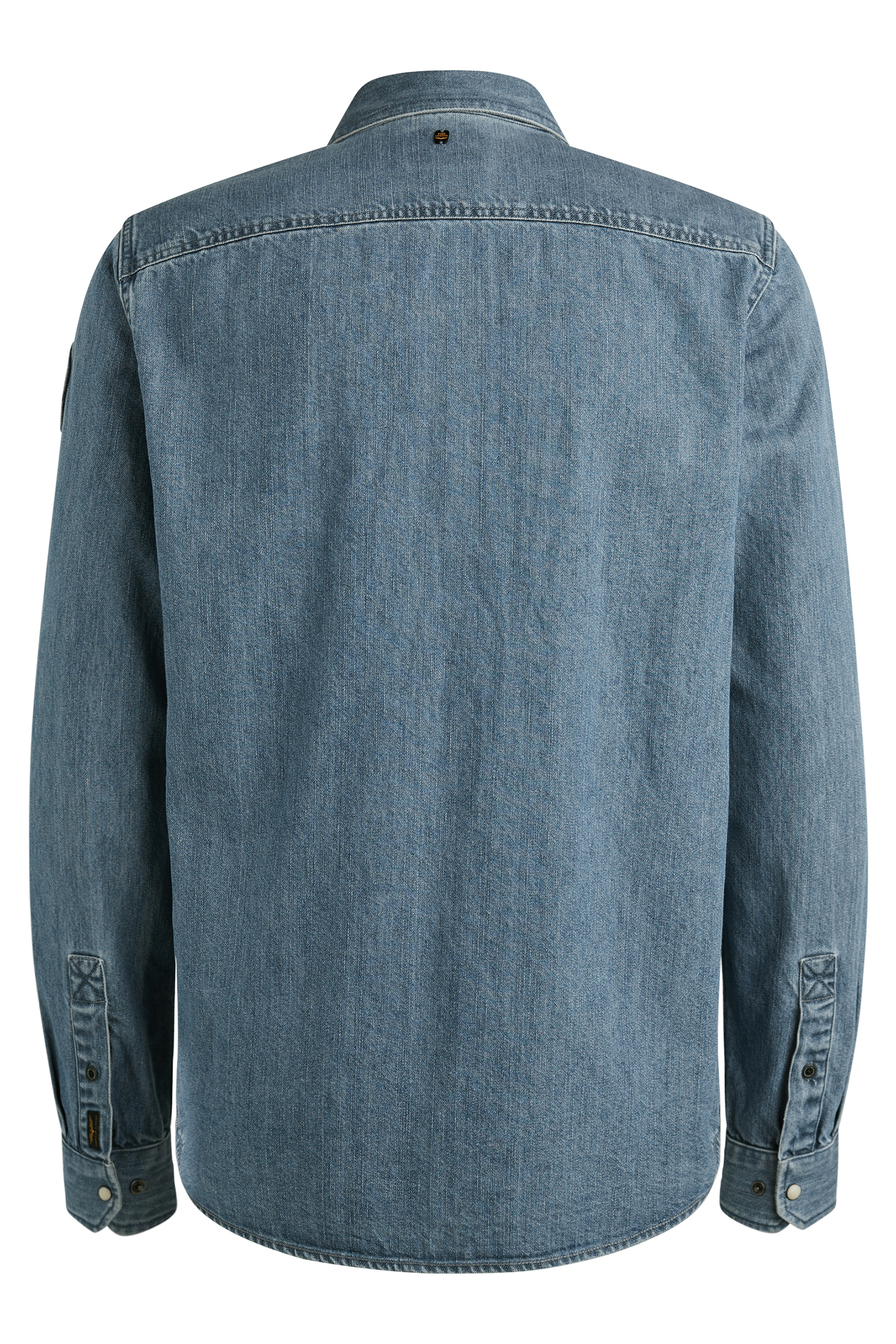 Heren overhemd lm casual blauw