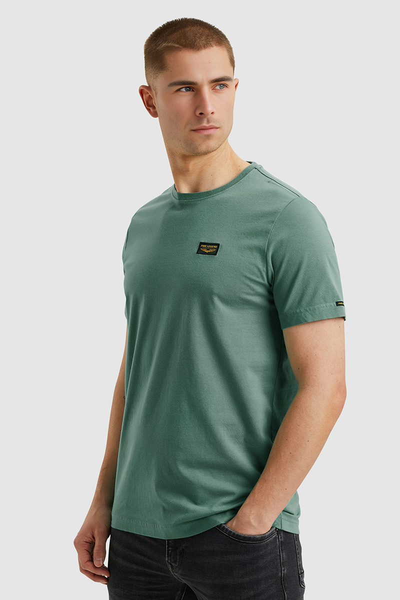 Heren t-shirt kortemouw groen