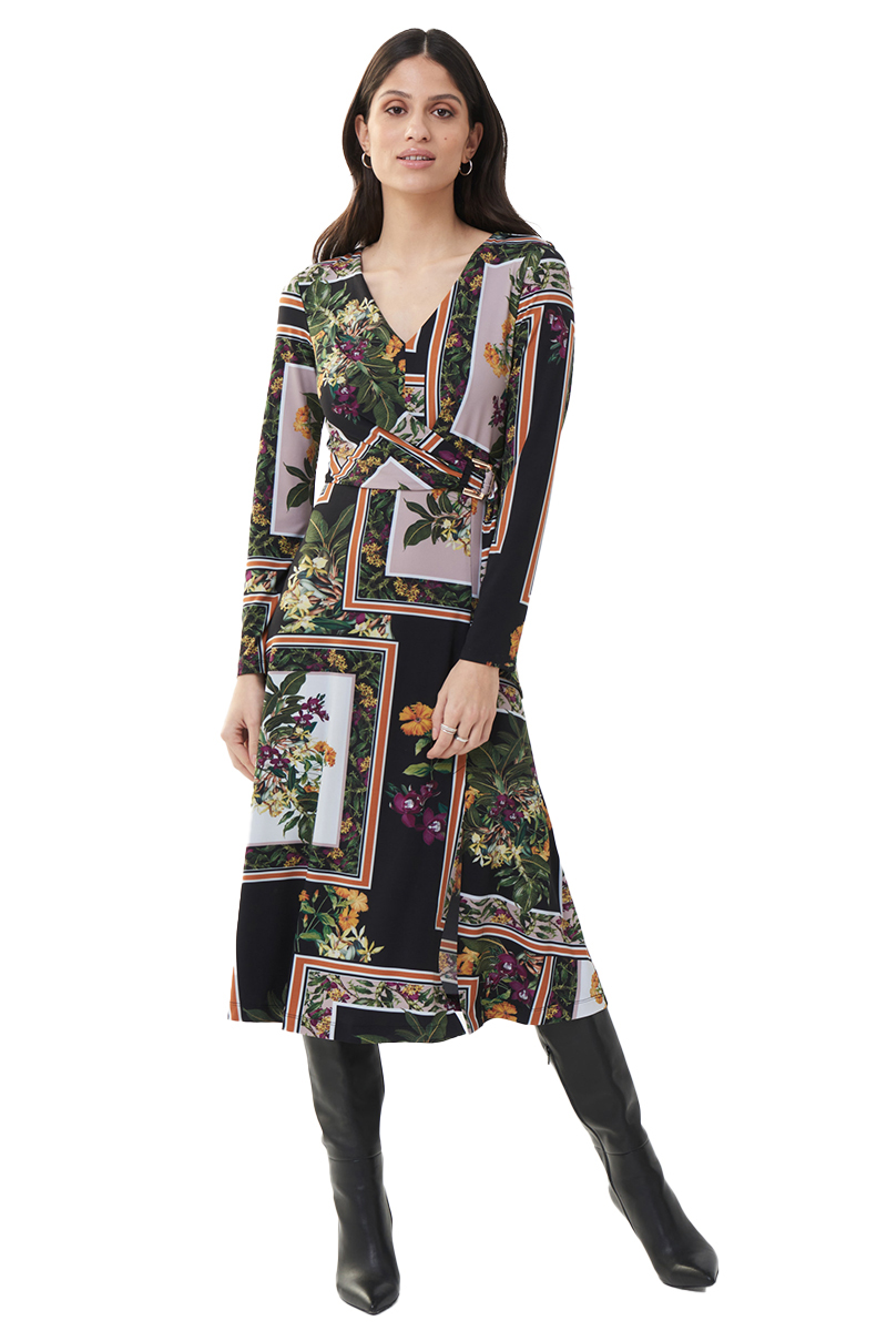 Joseph Ribkoff LDS Dress Zwart-1 2