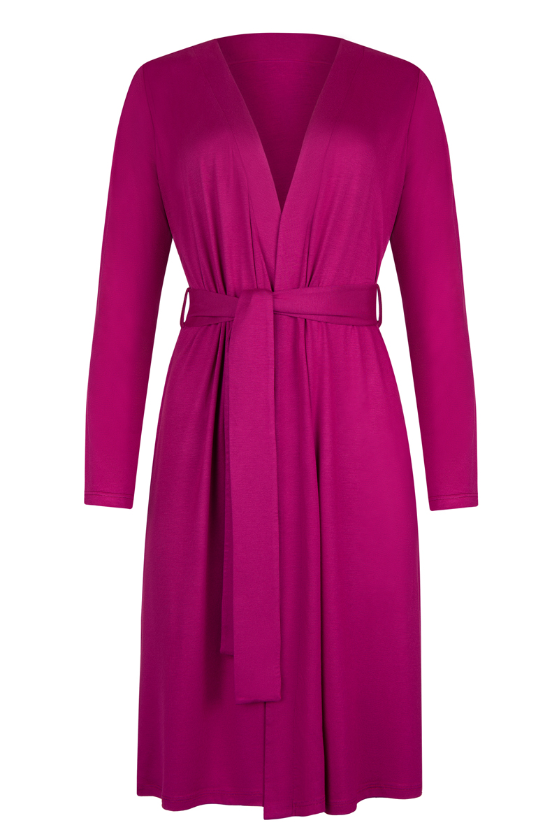 Nachtmode dames badjas rose