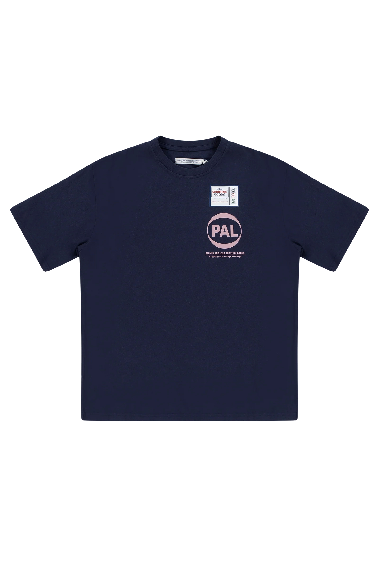 Heren t-shirt kortemouw blauw