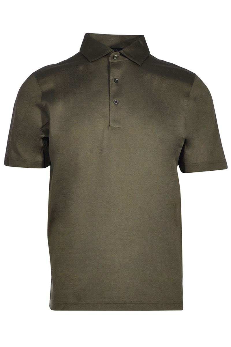 Per Venti Heren polo korte mouw Groen-1 1
