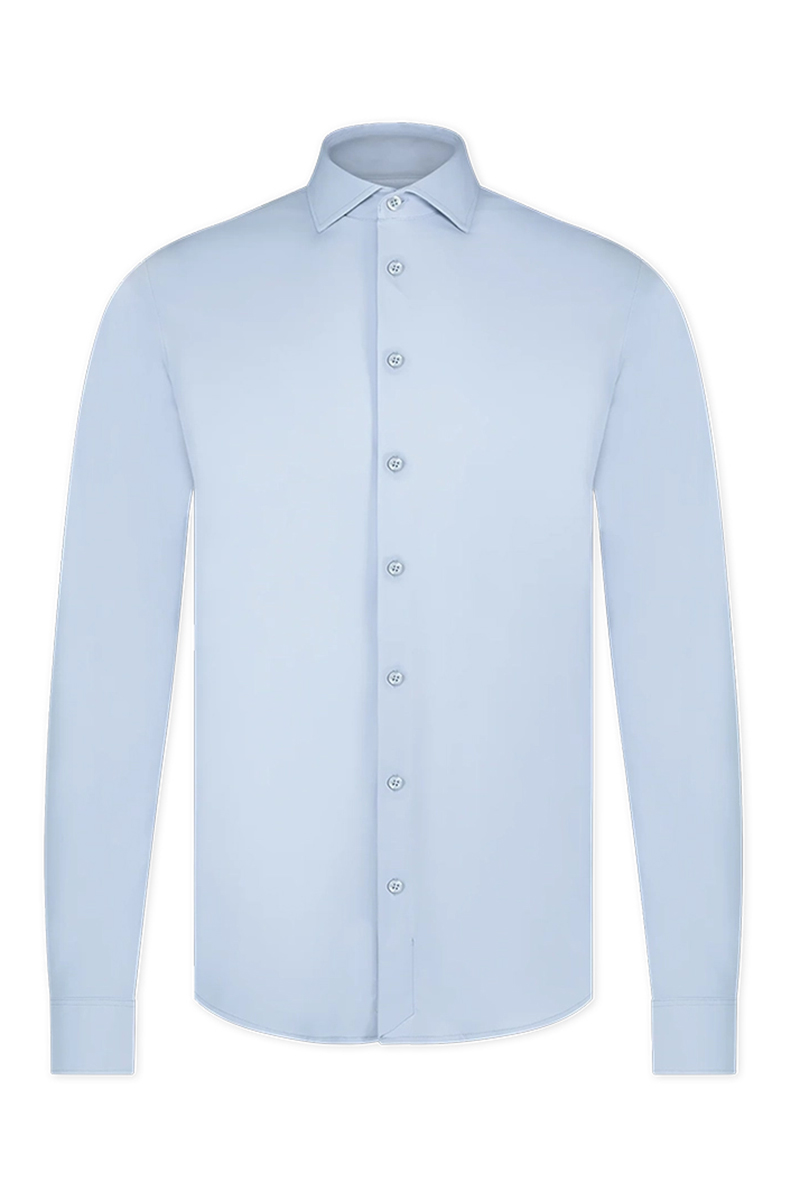 Heren overhemd lm casual blauw