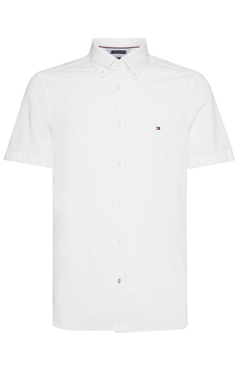 Tommy Hilfiger 1985 KNITTED SF SHIRT S/S Wit-1 1