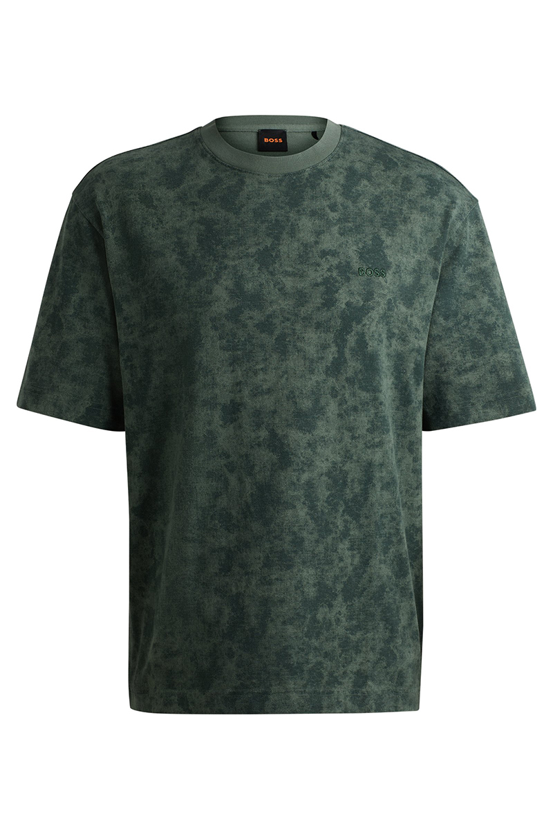 Heren t-shirt kortemouw groen