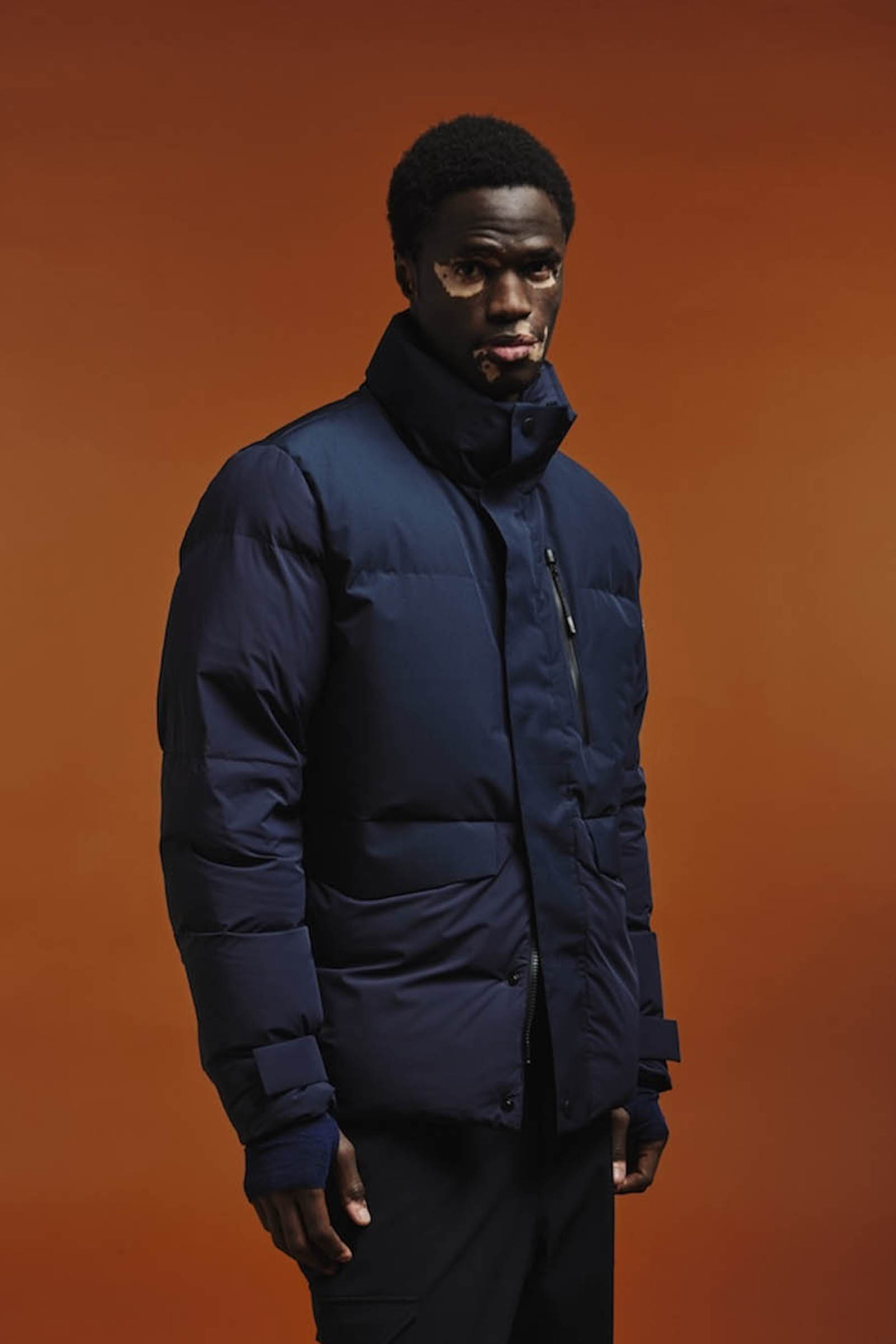Heren jas blauw