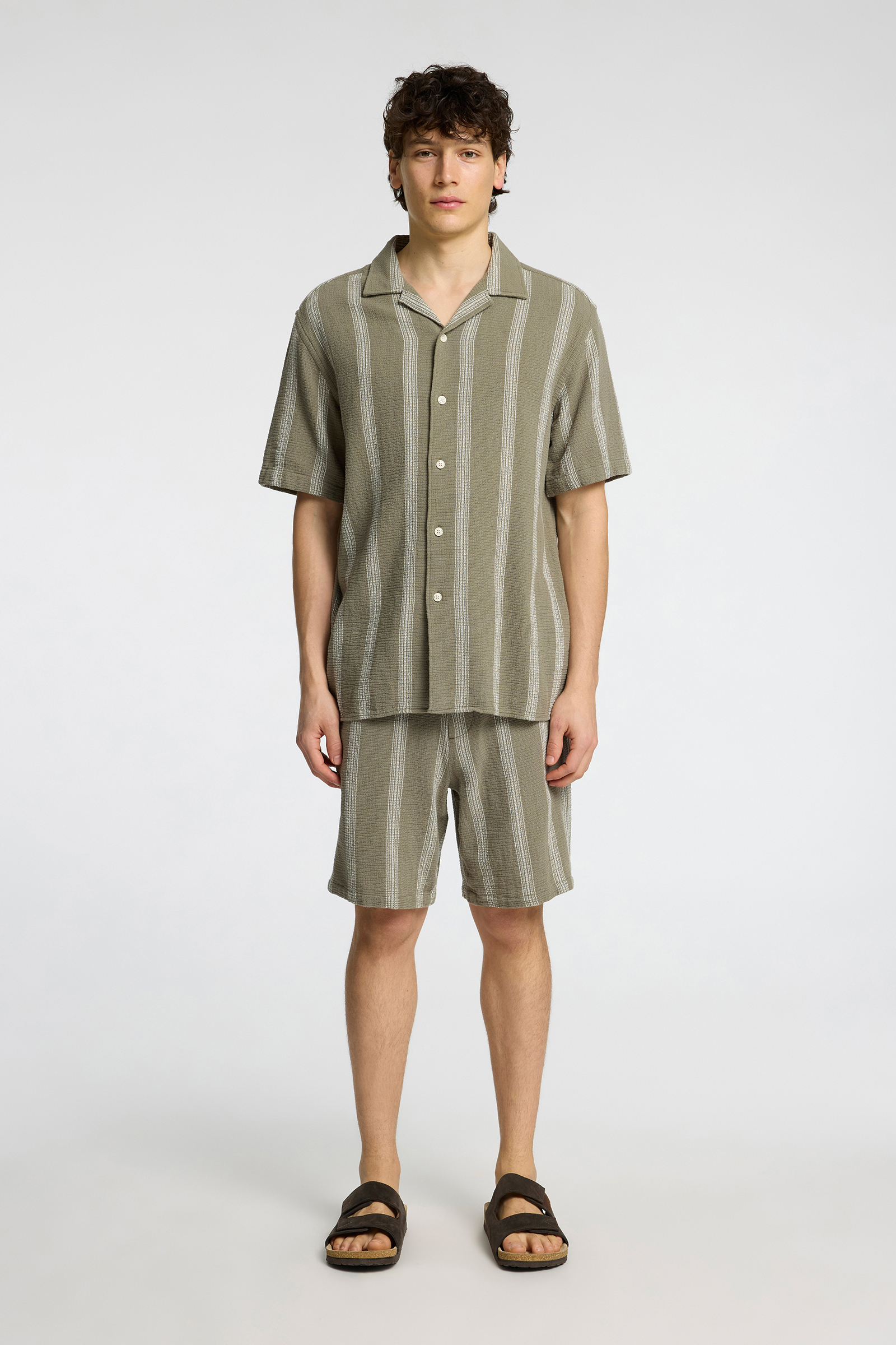 Heren short groen
