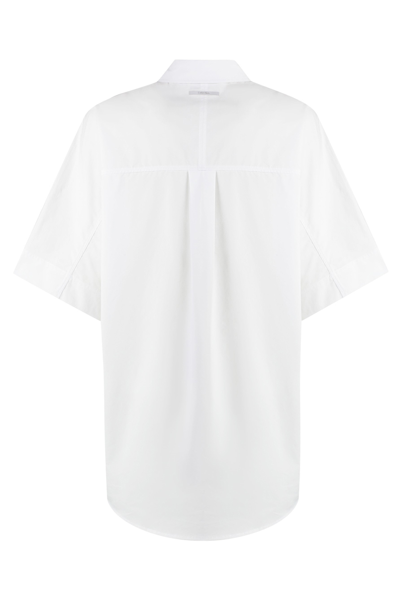 Dames blouse lange mouw wit
