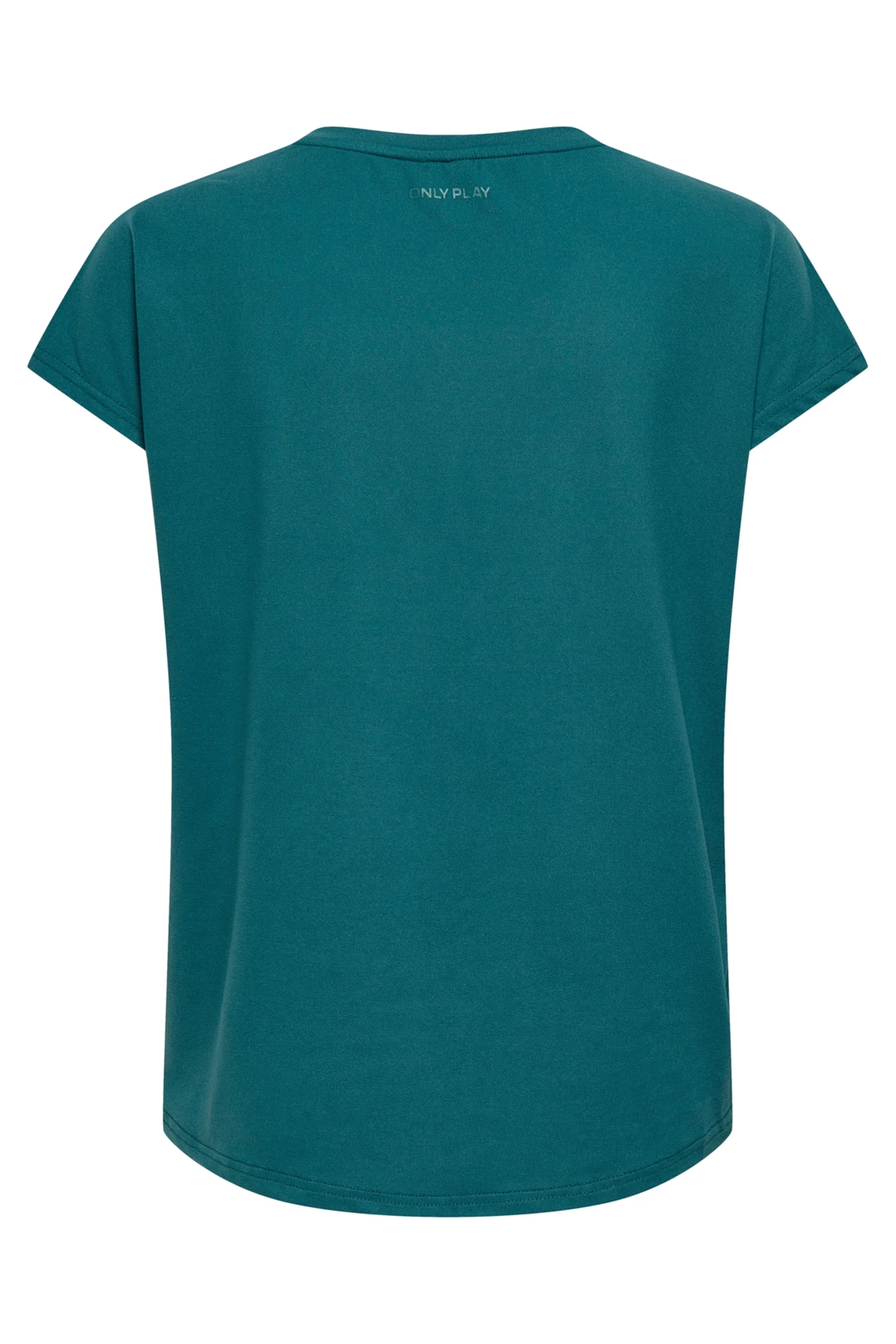 Fitness dames t-shirt km groen