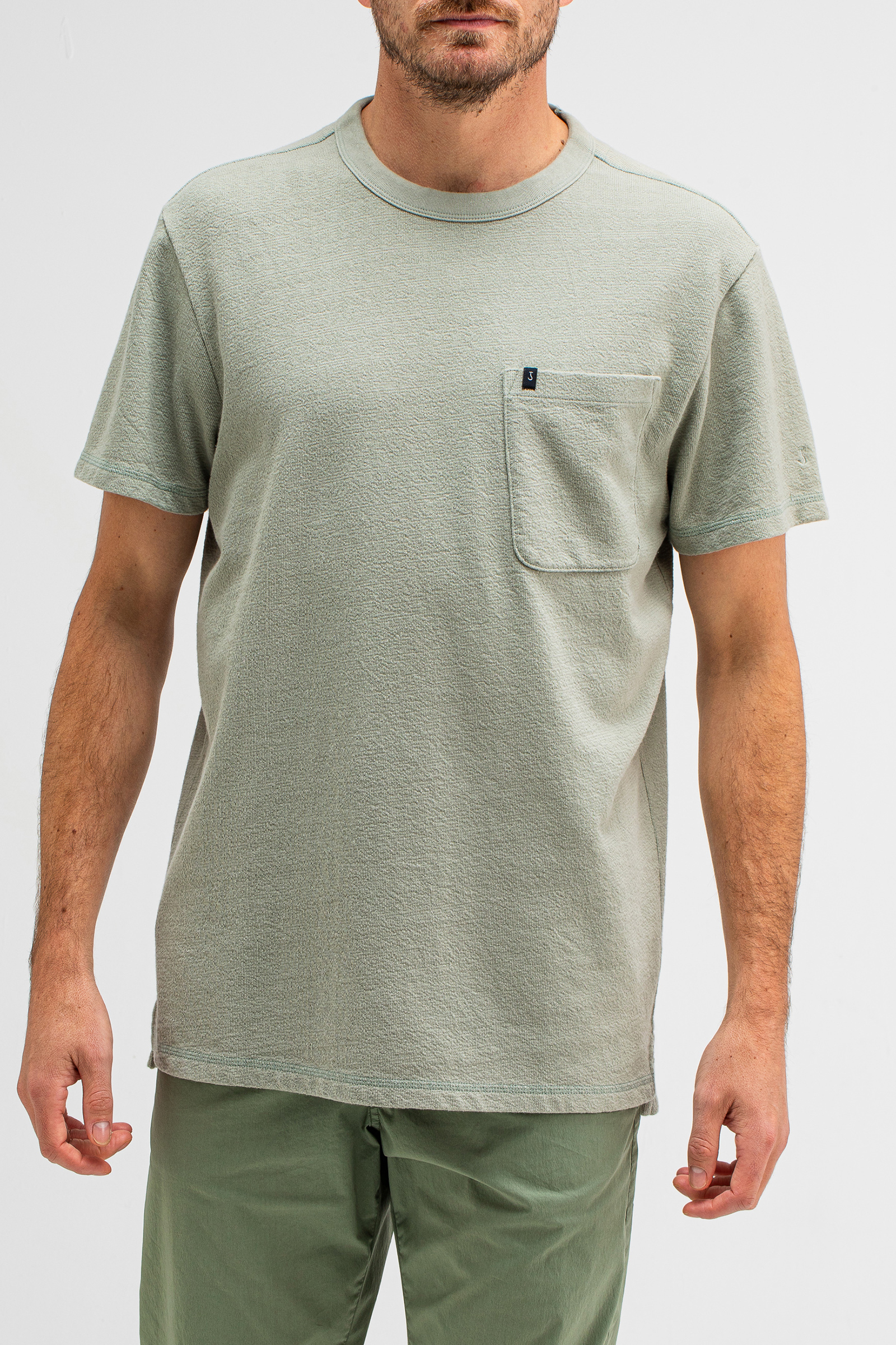 Butcher of Blue Adrien Loose Pkt Tee Groen-1 2