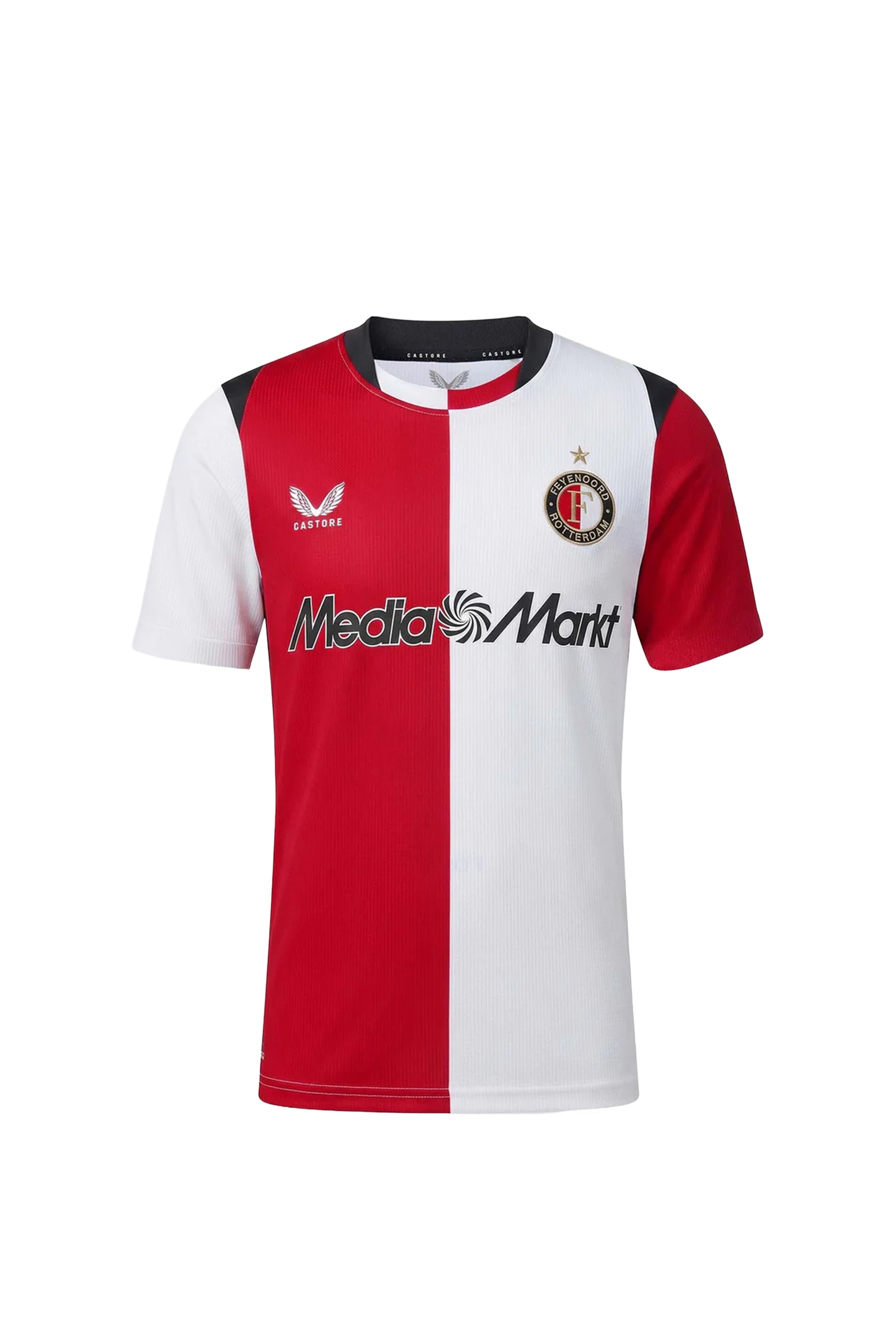 Voetbal jongens club t-shirt wit
