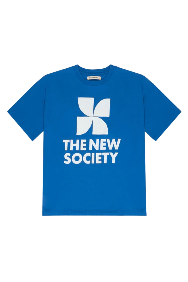 Meisjes t-shirt korte mouw blauw