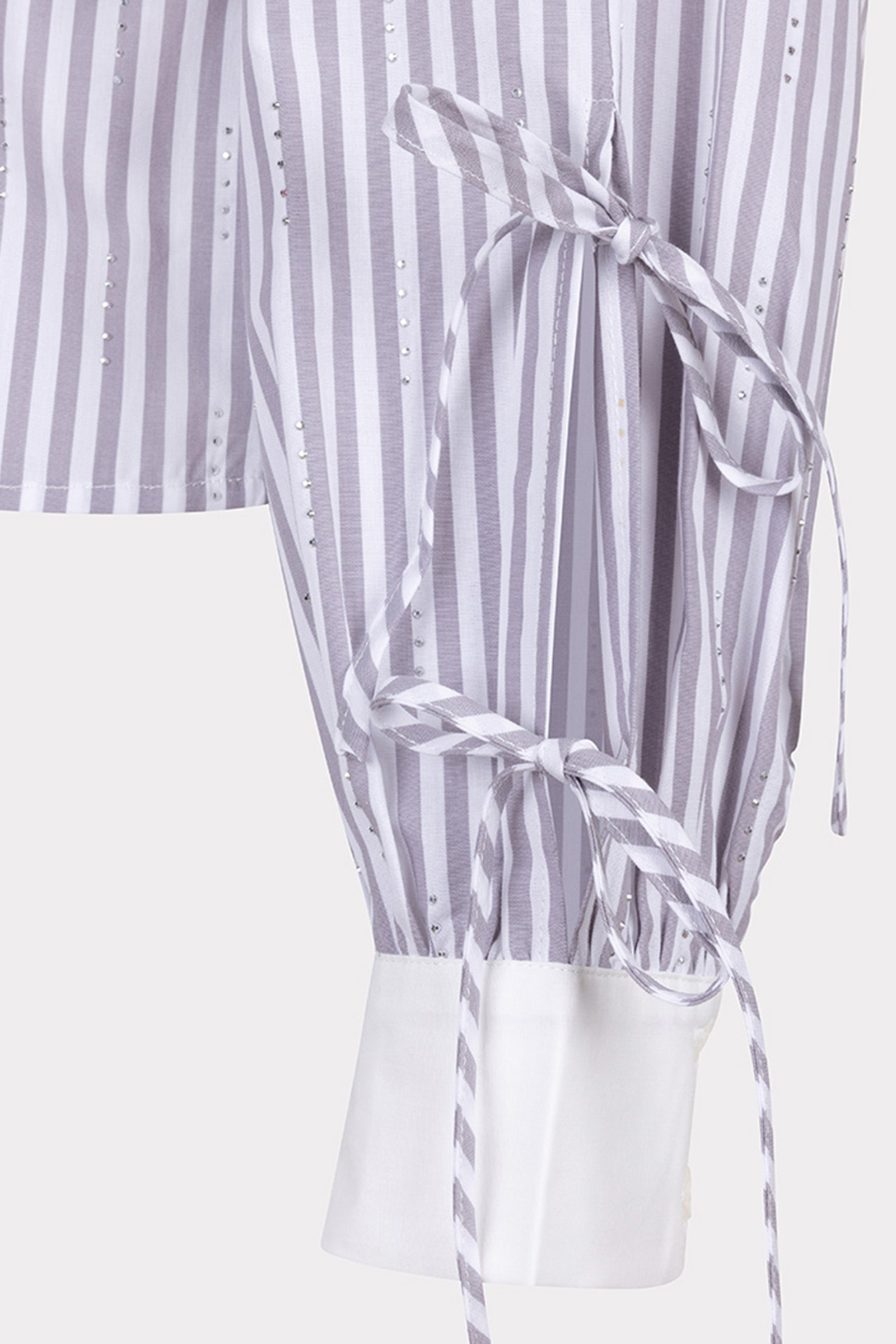 Dames blouse lange mouw blauw