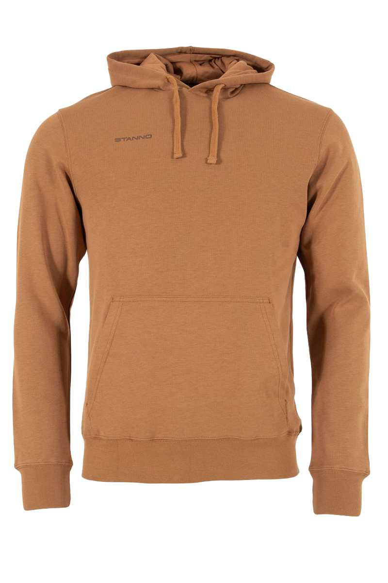 Stanno Voetbal heren hoodie bruin/beige-1 1